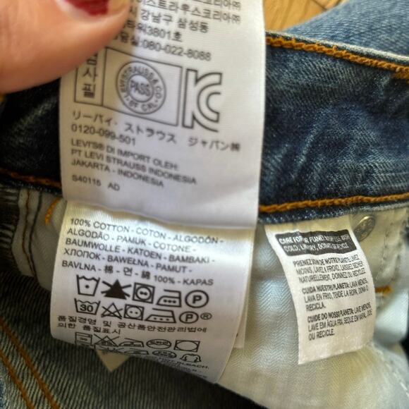 Levi’s Denim Cut Off Shorts Womens Size 26 - Picture 4 of 5